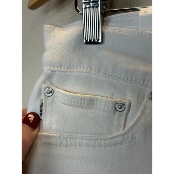DL1961 Bridget Boot Jeans Women’s Size 31 White Rise Instasculpt Crop Chic NWT - Picture 10 of 12